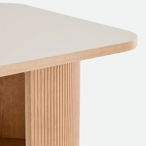 Bureau met opbergruimte, geribbelde poten, FRATTI