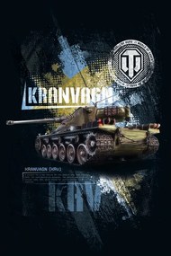 Ilustratie World of Tanks - Kranvagn, WOT