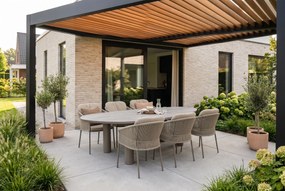 Tuinset 6 personen  Rope Taupe 4 Seasons Outdoor Florence/Guave