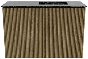 Mondiaz Joya DLux 60cm toiletmeubel dusk met wastafel faye rechts 1 kraangat lava