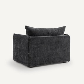 Fauteuil in geribd fluweel, Néo Chiquito