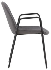 Jörn Eetkamerstoel - Robert  - Donkergrijs - Bouclé - Jörn