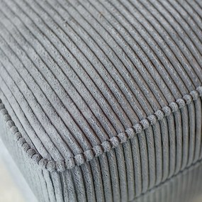 PEPP Interiors Lech Hoekbank Grijze Ribstof