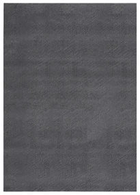 vidaXL Vloerkleed wasbaar zacht shaggy anti-slip 160x230 cm antraciet