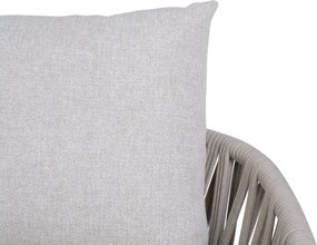 Stoel en Bank Loungeset 5 personen Rope Taupe  4 Seasons Outdoor Calma