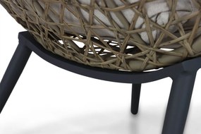 Coco Corso Strandstoel Aluminium/wicker Taupe