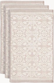 Jacquard terry gastendoeken Tile De Pip, 3-delig