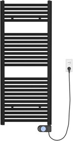 Saqu Fonti elektrische radiator 400W 50x118,5cm mat zwart