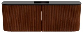 Mondiaz Joya 115cm toiletmeubel ronding links/rechts ruby met wastafel faye midden 1 kraangat urban