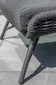 4 Seasons Outdoor Wing Living Chair SALE  Loungestoel    zwart weerbestendig