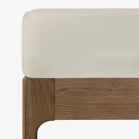 Onderlaken In Percal Katoen Van 180 Draden Voor Een Bed Van 90 Cm Agassi Crema Cannoli & Bed 90cm (90 X 200 X 40 Cm) - Sklum