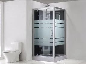 Mueller Aliki complete douchecabine 90x90x218cm kitvrij met thermostatische kraan