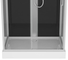 Badstuber Boston complete douchecabine 120x90x215cm chroom