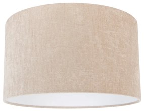 Stoffen lampenkap lichtbruin rond 35/35/20 Modern