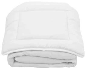 vidaXL 2-delige Kinderzomerdekbedset 120x150 cm/40x60 cm wit