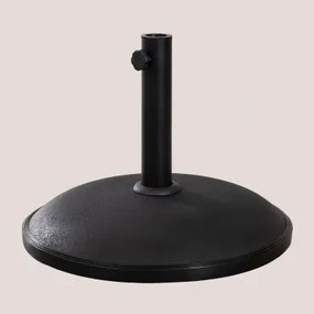 Ronde Parasolvoet Ø50 Cm In Beton Zante Zwart - Sklum