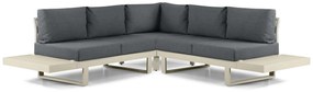 Hoek loungeset 5 personen Aluminium Taupe Lifestyle Garden Furniture Lorenzo