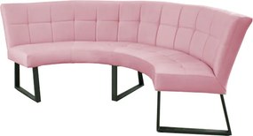 Eetkamerbank - Amsterdam - stof Element lichtroze 18 - geschikt voor tafel 150 cm