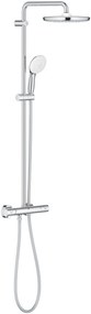 Grohe Tempesta System 250 Professional regendoucheset met 3 straalsoorten en thermostaatkraan Ø25cm chroom