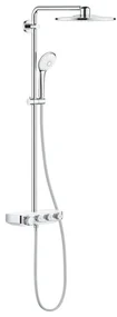 GROHE Euphoria smartcontrol Regendoucheset Opbouw- hoofddouche 31cm - handdouche rond - moon white 26507ls0