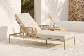 Coco Ibiza Ligbed Aluminium/wicker Taupe