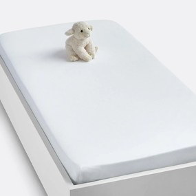 Hoeslaken babybed in effen jersey, Scenario