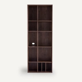 Boekenkast in notenhout, Mikube