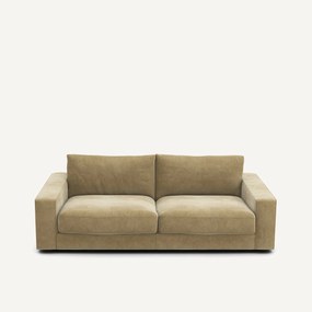 Slaapbank in stonewashed fluweel, SKANDER