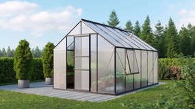 Vitavia Meridian 1 serre - 9,9m² - met 6 mm polycarbonaat - Zwart