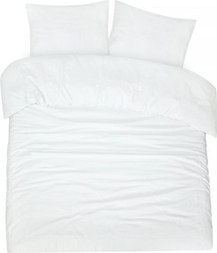Dekbedovertrek Seersucker - 100% katoen - 240x200/220 - wit