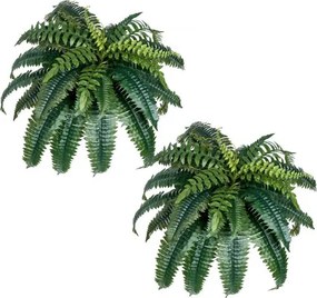 VEVOR Kunstmatige Bostonvarens, 2-pack, diameter 90-100 cm, kunststof varens, wanddecoratie met 35 takken, kunstvaren voor thuis en kantoor (bloempot niet inbegrepen)