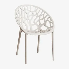 Stapelbare Tuinstoel Ores Tapioca Beige - Sklum