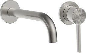 Inbouw wastafelkraan Rea Foster Brush Nickel