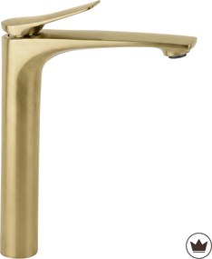 Wastafelkraan PREMIUM Rea Vision Brush Gold High