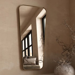 Messing Design Spiegel - 65x160cm