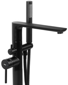 Vloeren badmengkraan Rea Flores Black