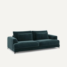 4-zits slaapbank fluweel chenille, Marsile