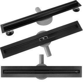 Lineaire afvoer Rea Neox Slim Pro Black 60