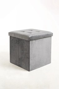 Poef Opbergknop 38 cm Fluweel