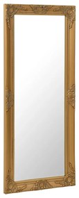 vidaXL Wandspiegel barok stijl 50x120 cm goudkleurig