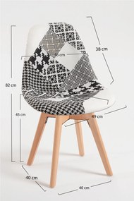 Synk Patchwork Stoel