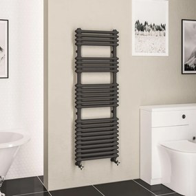 Eastbrook Imperia 2 koloms handdoekradiator 50x145cm 1199W antraciet