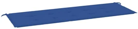 vidaXL Tuinbankkussen 150x50x3 cm stof koningsblauw