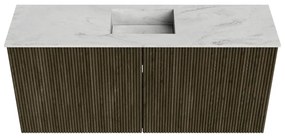 Mondiaz Joya DLux 90cm toiletmeubel shadow met wastafel faye midden zonder kraangat opalo