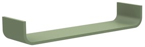 Tenzo Flower Design Wandplank Groen Met Ronde Hoeken - 80x20x12cm.