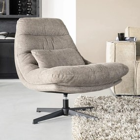 Eleonora Cooper Draaibare Fauteuil Bruine Stof