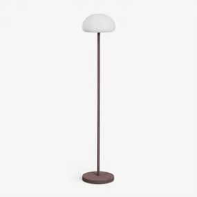 Draadloze Led-vloerlamp Van Ijzer Zeliro Bruin – Chocolade - Sklum