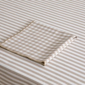Gestreept tafelkleed geweven-geverfd, 30% gerecycled katoen, SOIZIC