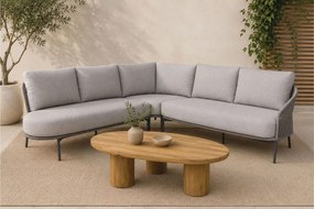 Hoek loungeset 5 personen Rope Grijs  4 Seasons Outdoor Florence/Riah