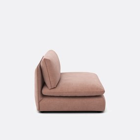 Zitelement voor modulaire sofa, in gestructureerde stof, Malo